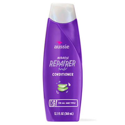 Aussie Miracle Repair Hair Conditioner Moisturizing/dry Rinse Off - 12.1 FZ - Image 1