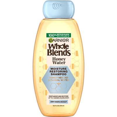 Garnier Whole Blends Honey Water Moisture Restoring Shampoo Dry Hair - 12.5 Fl. Oz. - Image 1
