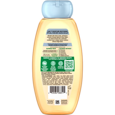 Garnier Whole Blends Honey Water Moisture Restoring Shampoo Dry Hair - 12.5 Fl. Oz. - Image 3