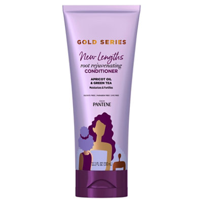 Pantene Gold Series Hair Conditioner Thick/smooth Rinse Off - 11.1 FZ - Image 2