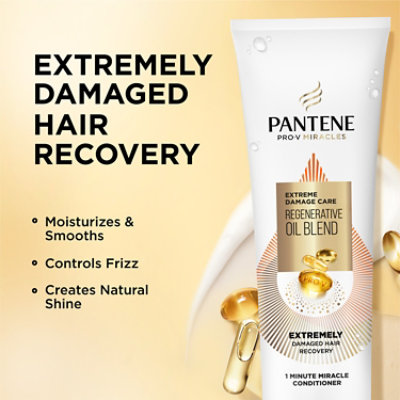 Pantene Base Hair Conditioner Extra Damage Care Rinse Off - 10.9 FZ - Image 2