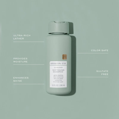 Kristin Ess Hair Ultra Rich Softening Sulfate Free Shampoo - 10 Fl. Oz. - Image 4