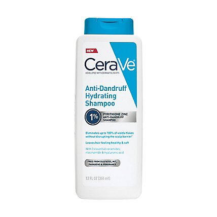 Cerave Anti Dandruff Hydrating Shampoo - 12 FZ - starmarket Cerave Anti Dandruff Hydrating Shampoo - 12 FZ - starmarket
