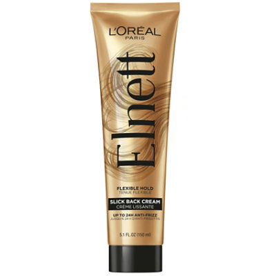 L'Oreal Paris Elnett Anti-Frizz Slick Back Styling Cream for Flexible Hold - 5.1 Fl. Oz. - Image 1