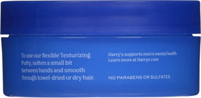 Harrys Malleable Hold Texturizing Hair Putty For Men - 2.5 OZ - Image 4