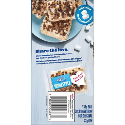 Kelloggs Chocolate Chip Rice Krispies Treats Squares 6.98oz - 6.98 OZ - Image 8