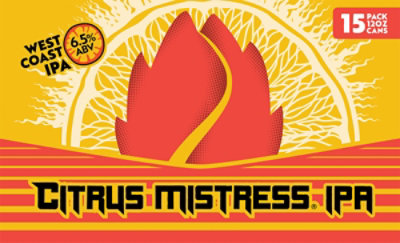 Hop Valley Citrus Mistress Ipa Beer In Cans 15-12 Fl. Oz. - 15-12FZ - Image 5