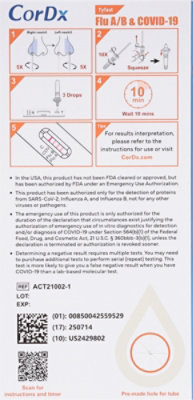 TyFast Flu A/B & Covid-19 Nasal Swab Multiplex Rapid Test - 1 Count - Image 4