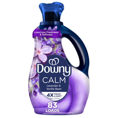 Downy Ultra Soft Liquid Fabric Softener Calm Lavender & Vanilla Bean 56 Fl Oz - 56 FZ