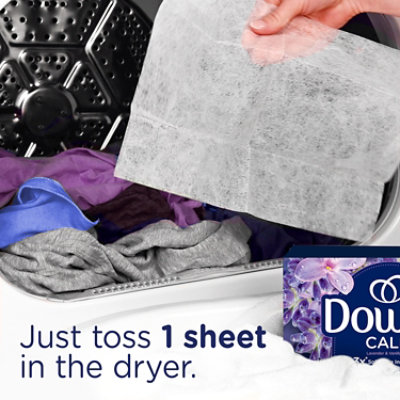 Downy Infusions Mega Sheet Dryer Sheets Calm Lavender & Vanilla Bean - 50 Ct. - 50 CT - Image 8