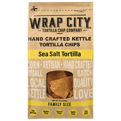 Wrap City Tortilla Chips Lightly Salted 12oz - 12 OZ - Image 1