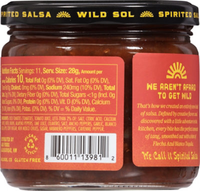 Wild Sol Salsa Hot - 11 OZ - Image 6