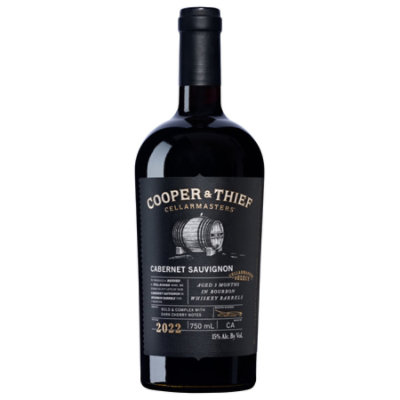 Cooper & Thief Cabernet Sauvignon 750 Ml Wine - 750 ML - Image 1