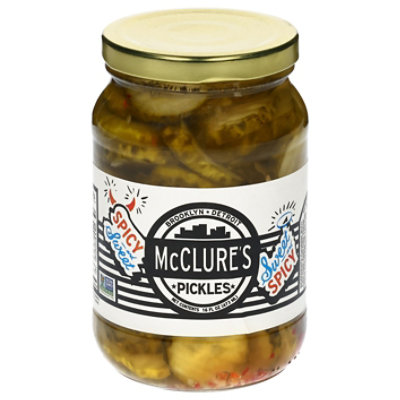 Mcclures Sweet Spicy Pickle Chip Ngmo - 16 OZ - Image 1