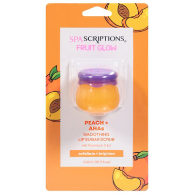 Spascriptions Peach & Honey Lip Sugar Scrub - .25 FZ - Image 3