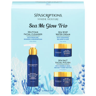 Global Beauty Spascriptions Marine Moisture Sea Me Glow Trio - 3 CT - Image 3