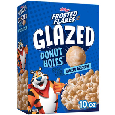 Kellogg's Frosted Flakes Cereal Glazed Donut Holes 10oz - 10 OZ - Image 1