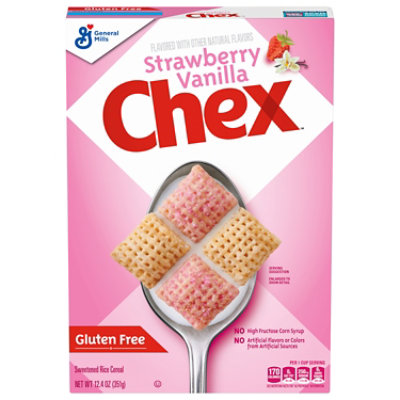 Chex Strawberry Vanilla Cereal 12.4 Ounce - 12.4 OZ - Image 3