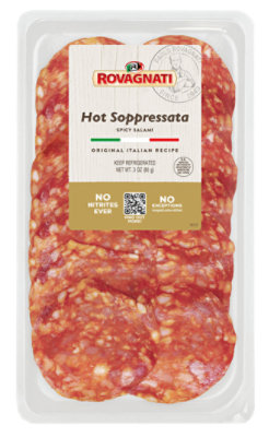 Rovagnati Hot Soppressata Spicy Salami - 3 OZ - Image 1