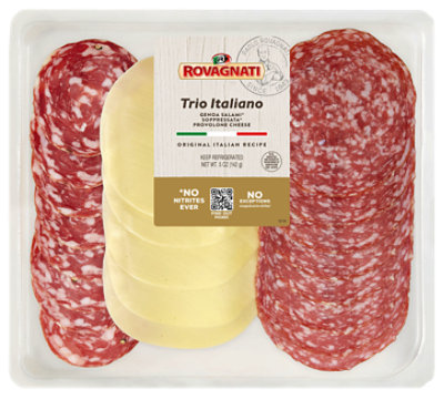 Rovagnati Trio Italiano With Genoa Salami Sopressata & Provolone Cheese - 5 OZ - Image 1