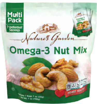 Natures Garden Omega 3 Nut Mix - 7 OZ - Image 1