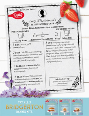 Bc Petite Sponge Cake Kit 8/8.6 Oz - 8.6 OZ - Image 5