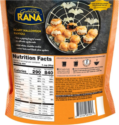 Rana Halloween Mozzarella Cheese Ravioli - 10 OZ - Image 5