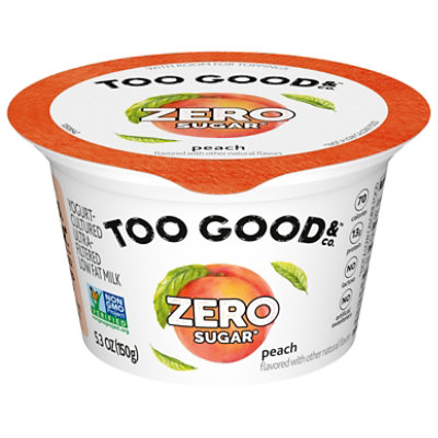 Too Good Greek Yogurt Zero Sugar Peach 5.3oz - 5.3 OZ - Image 3