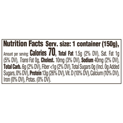 Too Good Greek Yogurt Zero Sugar Peach 5.3oz - 5.3 OZ - Image 3