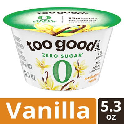 Too Good Zero Sugar Madagascar Vanilla, 5.3 Oz - 5.3 OZ - Image 1