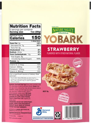 Yobark Strawberry Dairy Bark With Granola - 5 OZ - Image 5