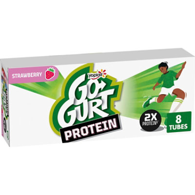 Go Gurt Protein Strawberry Yogurt Tubes 8 Count - 16 Oz - Image 2