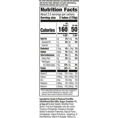Go-gurt Protein Berry Yogurt Tubes 8 Count - 16 Oz - Image 5