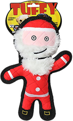 Tuffy Santa Dog Toy Holiday - EA - Image 1