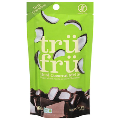 Tru Fru Dark Chocolate Coconut Hyper Dried Melts - 2.1 OZ - Image 3