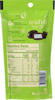 Tru Fru Dark Chocolate Coconut Hyper Dried Melts - 2.1 OZ - Image 6