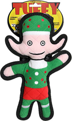 Tuffy Elf  Dog Toy Holiday - EA - Image 1