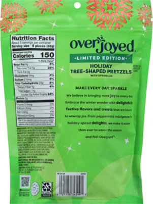 Overjoyed Tree-Shaped Holiday Pretzels with Sprinkles - 6 Oz - Image 5