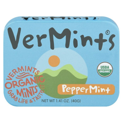 Vermints Candy Peppermint Organic - 1.41 OZ - Image 1