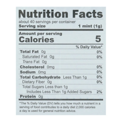 Vermints Candy Peppermint Organic - 1.41 OZ - Image 4