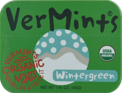 Vermints Candy Wintergreen Organic - 1.41 OZ - Image 2