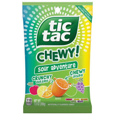 Tic Tac Chewy Sour Adventure Flavored Candy 7oz - 7 OZ - Image 2