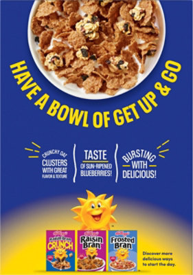Kellogg's Blueberry Bran Crunch Original Fiber Breakfast Cereal - 15.8 Oz - Image 7
