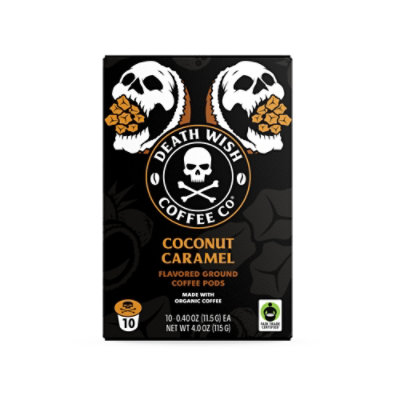 Death Wish Coffee Coffee Ccnut Crml Sngl - 10 CT - Image 1