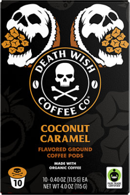 Death Wish Coffee Coffee Ccnut Crml Sngl - 10 CT - Image 1