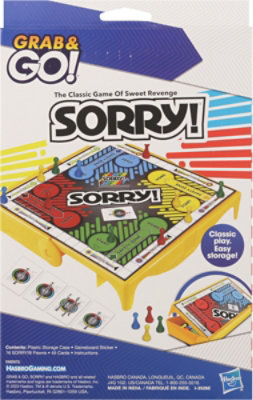 Hasbro Sorry! Grab N Go Game - Each - Image 4