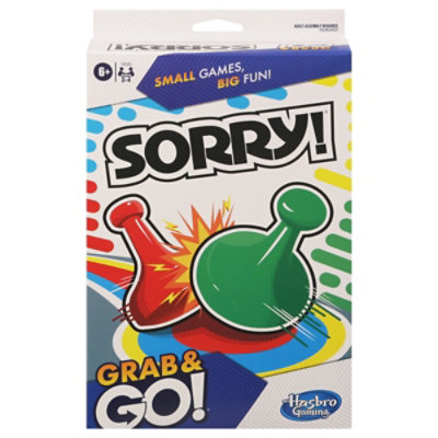 Hasbro Gaming Sorry! Grab & Go! - Each - Image 1