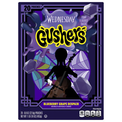 Gushers Blueberry Grape Fruit Flavored Snacks 20 Count .8 Ounce - 20 CT - Image 2
