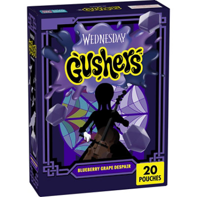 Gushers Blueberry Grape Fruit Flavored Snacks 20 Count .8 Ounce - 20 CT - Image 1