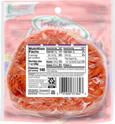 Hormel Pillow Pack Party Pepperoni 5 Oz - 5 OZ - Image 5